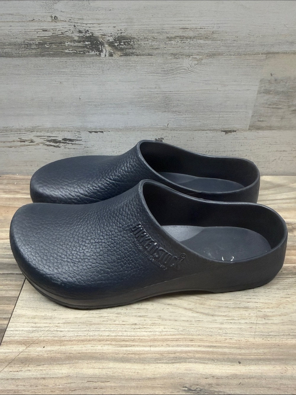 Birkenstock Profi Birki Black  Polyurethane Slip Resistant Work Clogs Men's 14